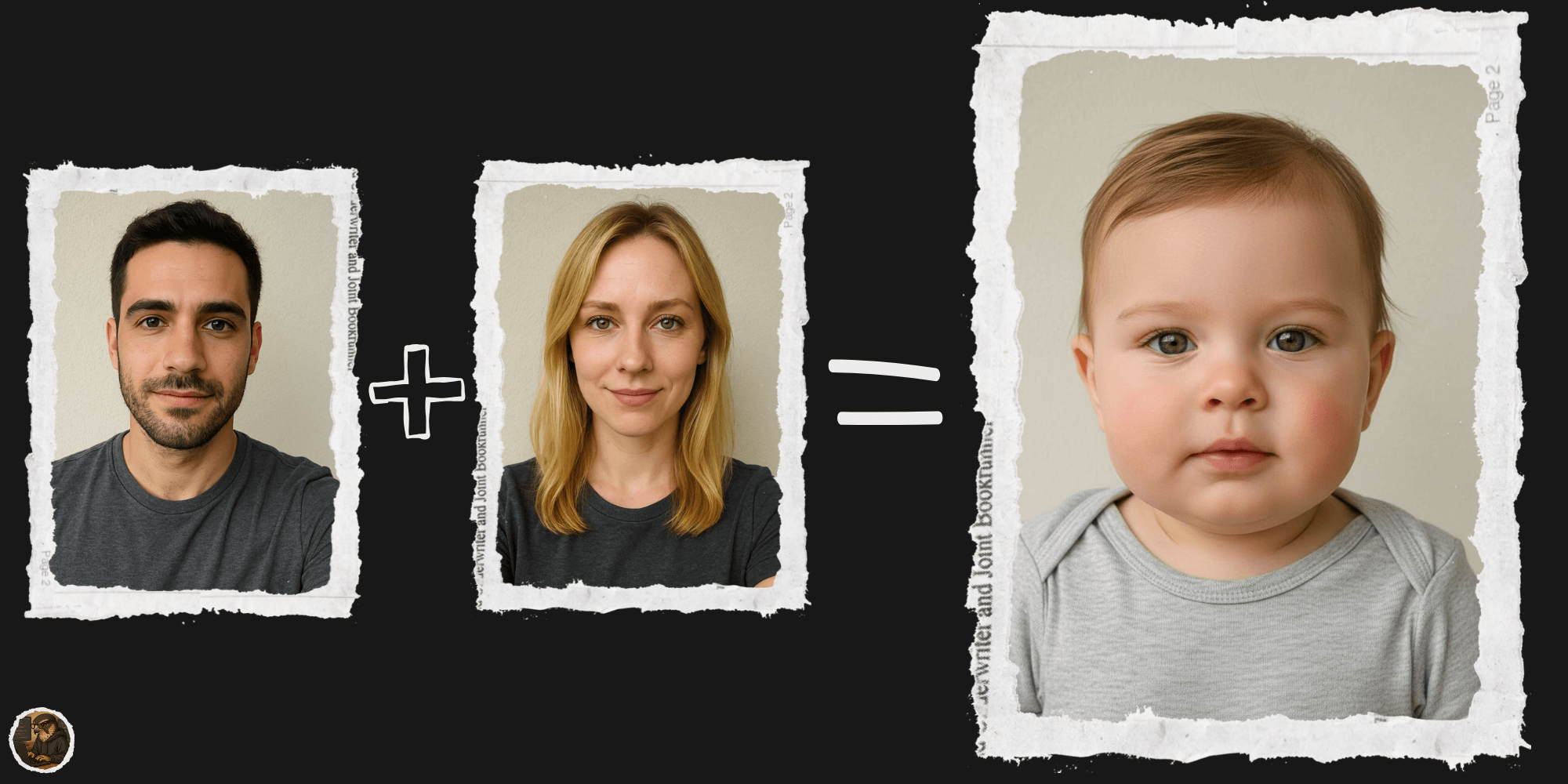 Previsão de filho criada com inteligência artificial